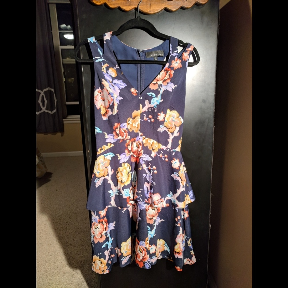 Adelyn Rae Ruffle A-Line Dress - Picture 2 of 8